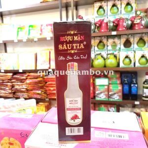Rượu mận Cần Thơ 6 Tia chai 35 độ