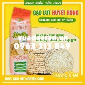 Bánh gạo lức huyết rồng HaiFood 70gr