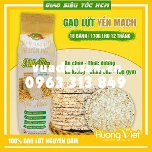 Bánh gạo lức yến mạch HaiFood 70gr