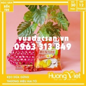 Kẹo dừa sầu riêng Hai Tỏ 150gr