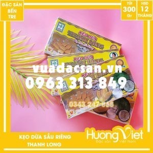 Kẹo dừa sầu riêng Thanh Long 300gr