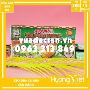 Kẹo dừa lá dứa sầu riêng Thanh Long 300gr