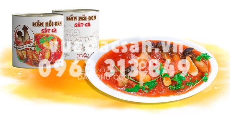 nấm mối đen sốt cà đặc sản Phú Quốc