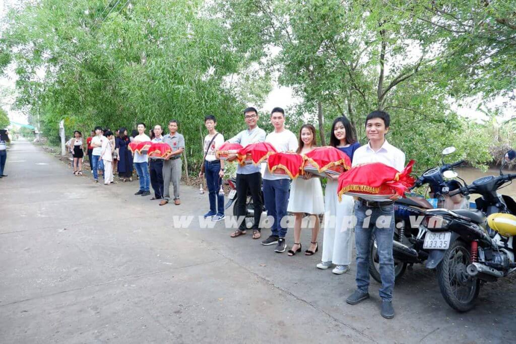 Mâm quả cưới tại miền tây