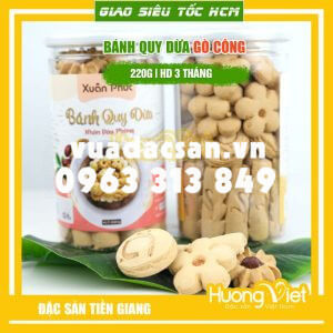 Bánh quy dừa nhân đậu phộng 220gr