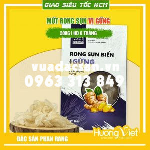 Mứt rong sụn Phan Thiết tẩm gừng 200gr