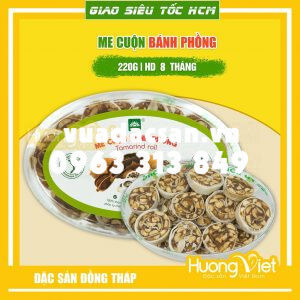 Bánh me cuộn bánh phồng nếp 220gr
