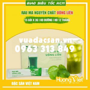 Hộp bột rau má nguyên chất tự nhiên 3g x 15 gói