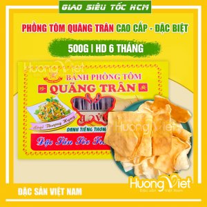 Bánh phồng tôm Quãng Trân cao cấp đặc biệt 500g